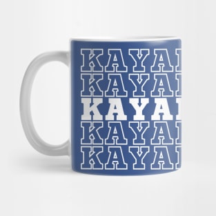 Kayaker. Mug